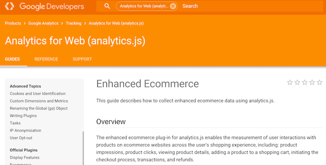 Enhanced_Ecommerce_ _ _Analytics_for_Web__analytics_js__ _ _Google_Developers