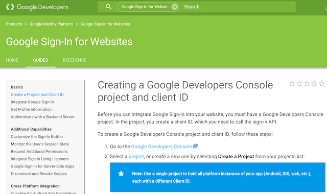 Creating_a_Google_Developers_Console_project_and_client_ID 教學